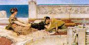 Love's Votaries Alma Tadema